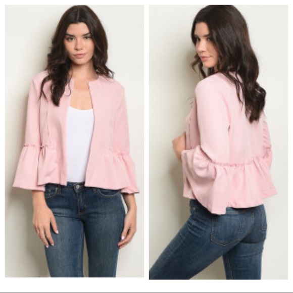 ♥️HOST PICK♥️Blush/Pink Open Front Blazer - Picture 8 of 8